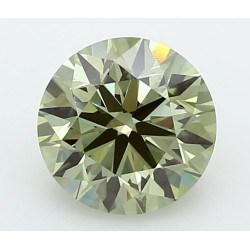 Diament laboratoryjny o barwie fantazyjnej szlif okrągły, 1.75ct, VVS2, Fancy Vivid Green, IGI LG731501237